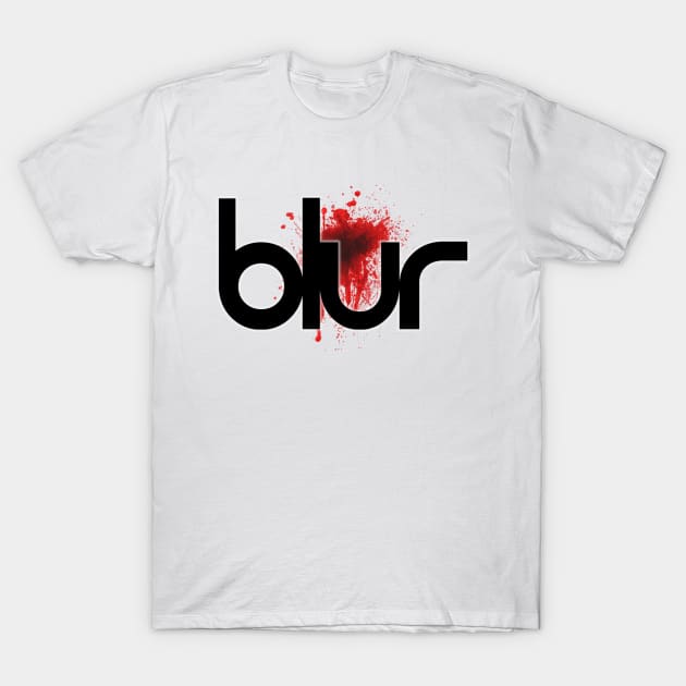 Blood Blur T-Shirt by nikobabin